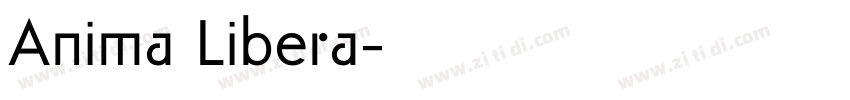 Anima Libera字体转换
